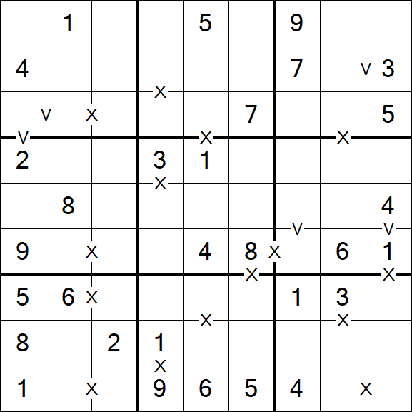 Sudoku XV - Einfach
