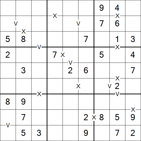 Sudoku XV - Einfach