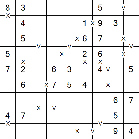 Sudoku XV - Einfach