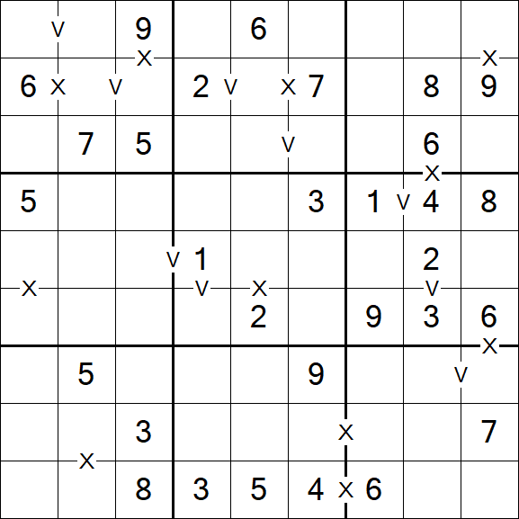 Sudoku XV - Einfach