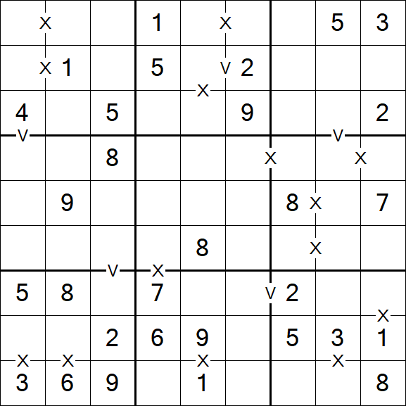 Sudoku XV - Einfach