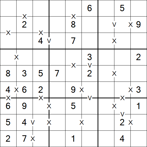Sudoku XV - Einfach