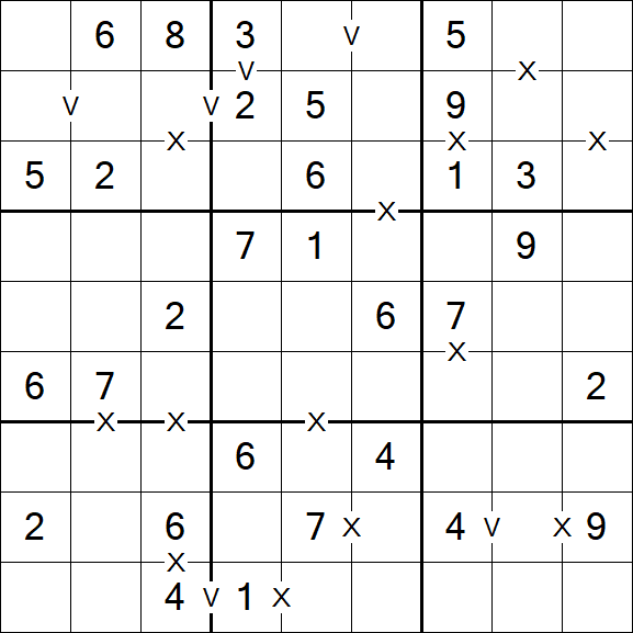 Sudoku XV - Einfach