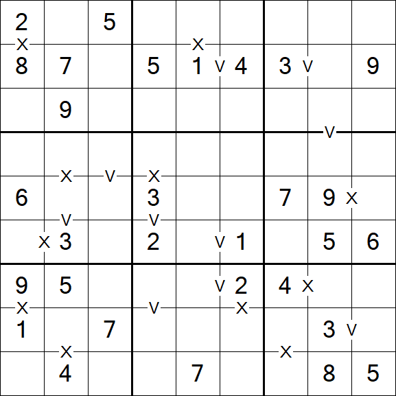 Sudoku XV - Einfach