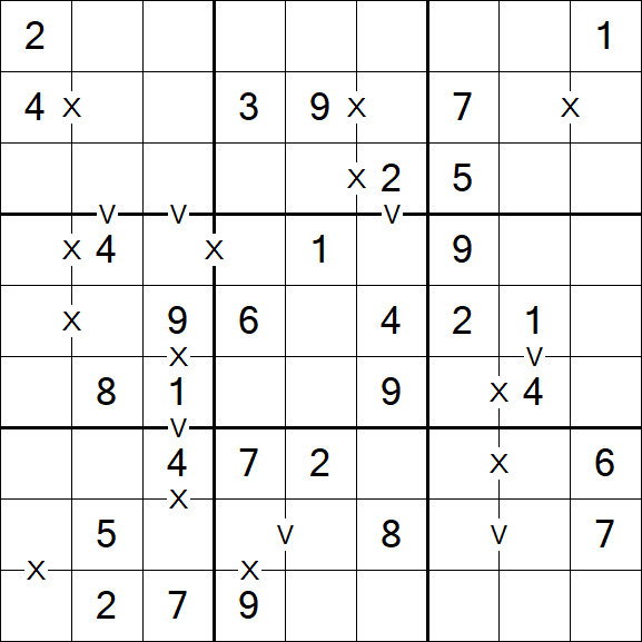 Sudoku XV - Einfach