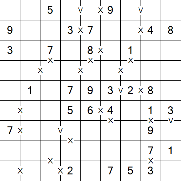 Sudoku XV - Einfach