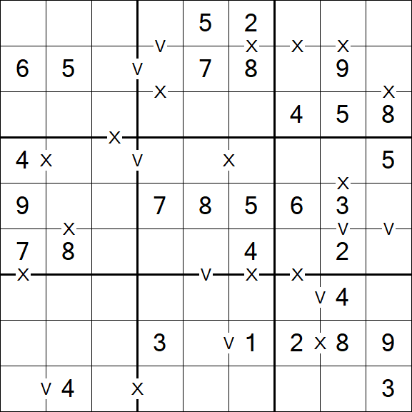 Sudoku XV - Einfach