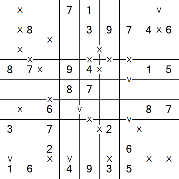 Sudoku XV - Einfach
