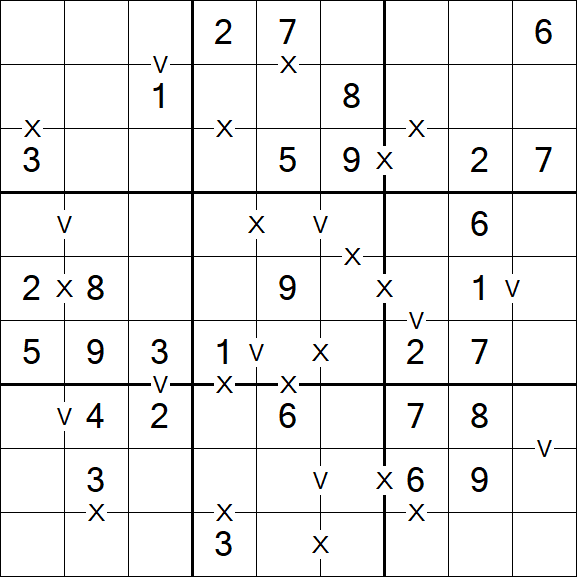 Sudoku XV - Einfach