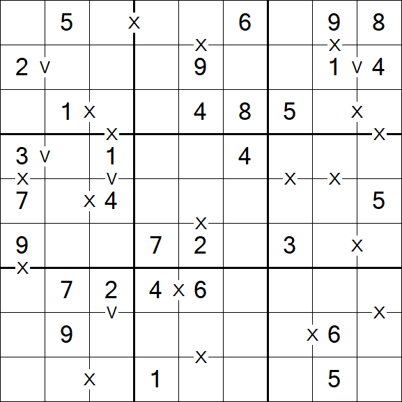 Sudoku XV - Einfach
