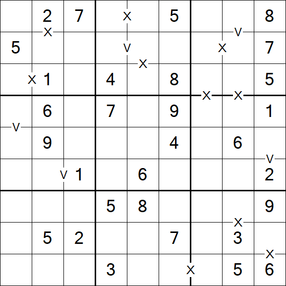 Sudoku XV - Einfach