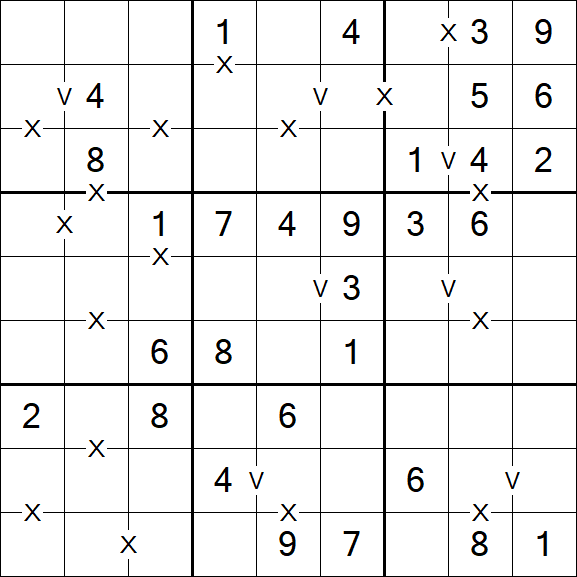Sudoku XV - Einfach