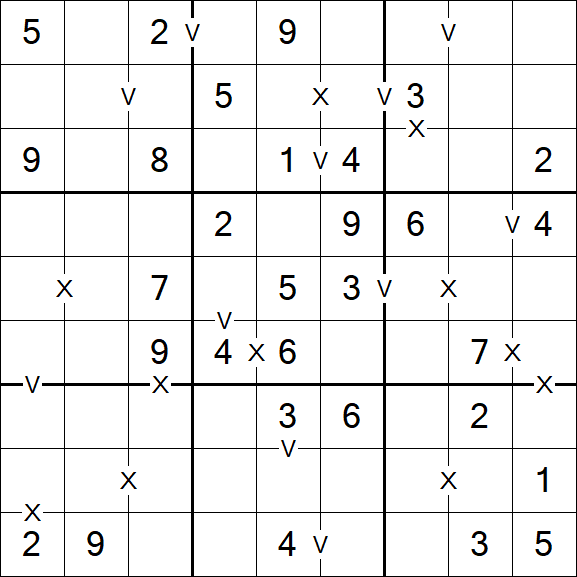 Sudoku XV - Einfach
