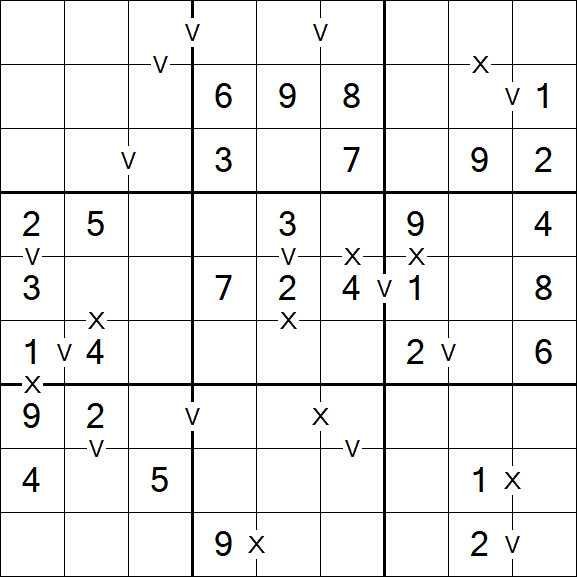 Sudoku XV - Einfach
