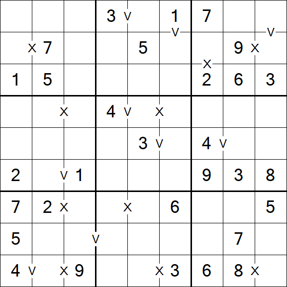 Sudoku XV - Easy