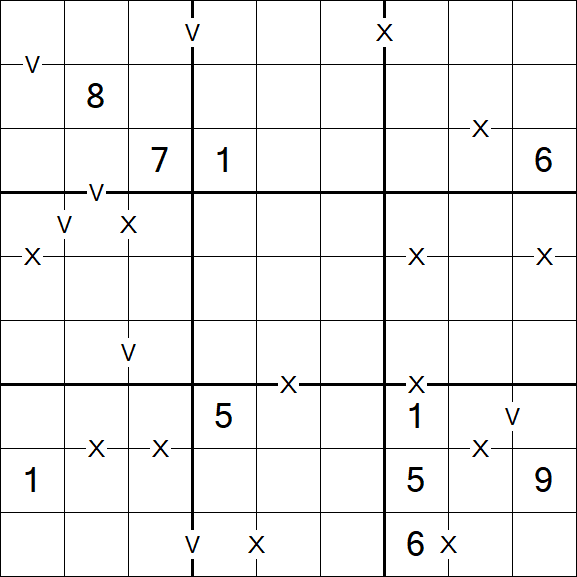 Sudoku XV - Difficile