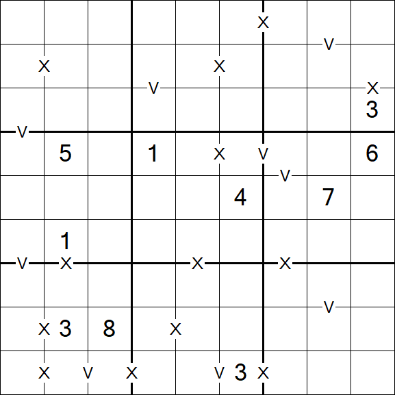 Sudoku XV - Difficile
