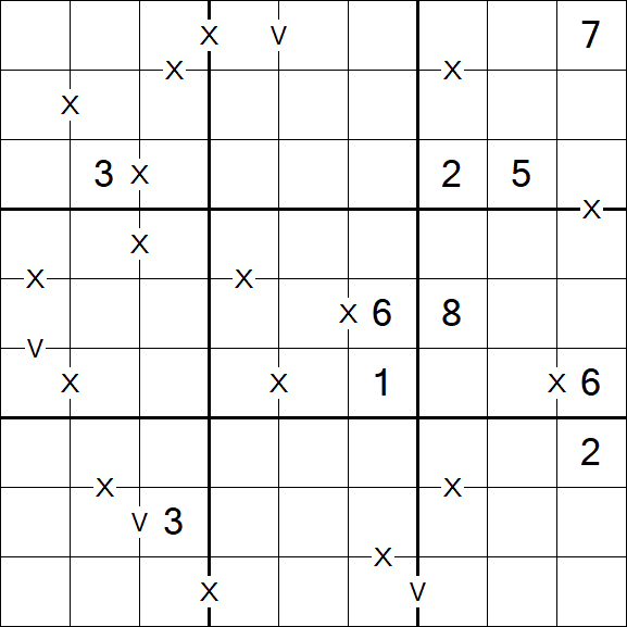 Sudoku XV - Difficile
