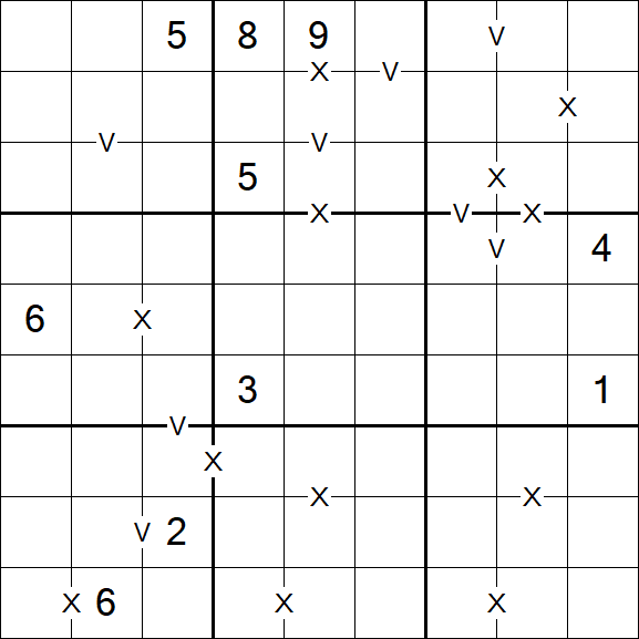 Sudoku XV - Difficile