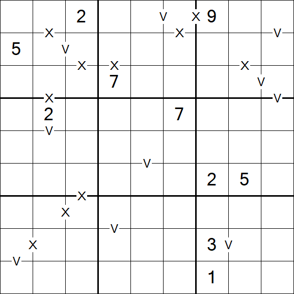 Sudoku XV - Difficile
