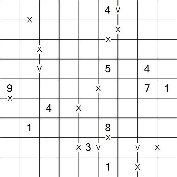 Sudoku XV - Difficile