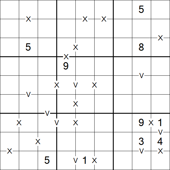 Sudoku XV - Difficile