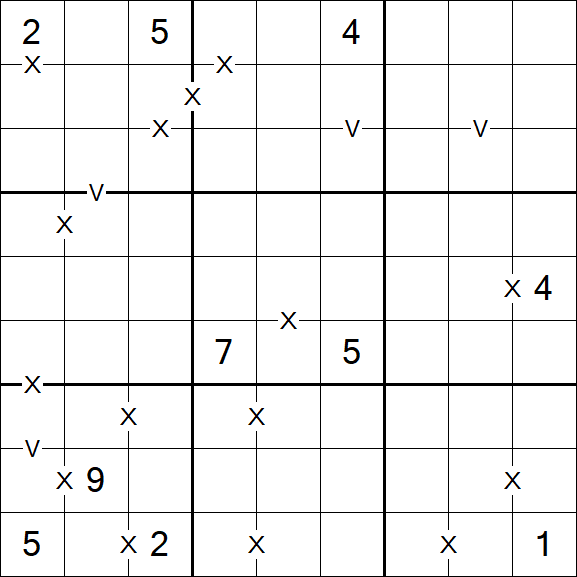 Sudoku XV - Difficile