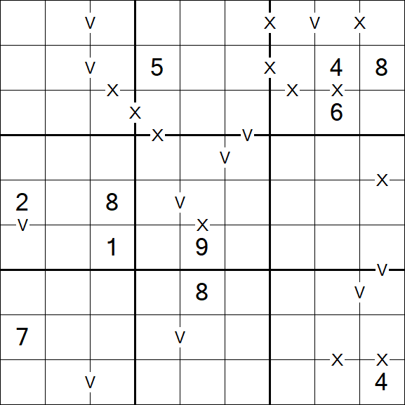 Sudoku XV - Difficile