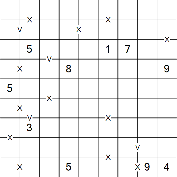 Sudoku XV - Difficile