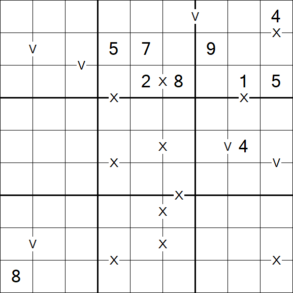 Sudoku XV - Difficile