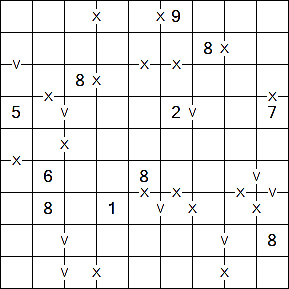 Sudoku XV - Schwierig