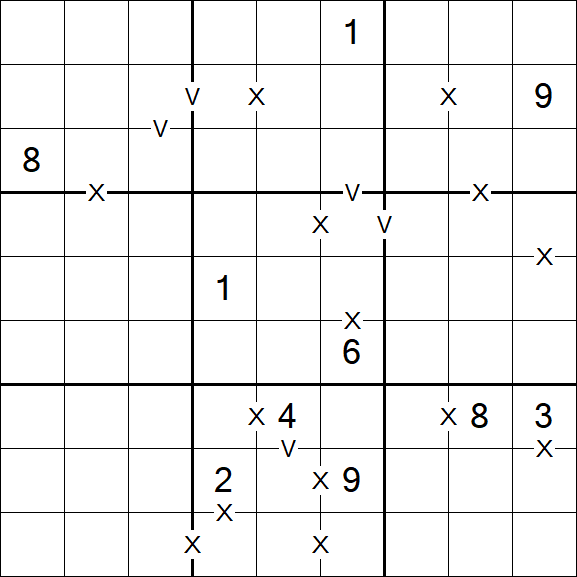 Sudoku XV - Difficile