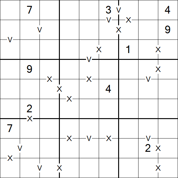 Sudoku XV - Difficile