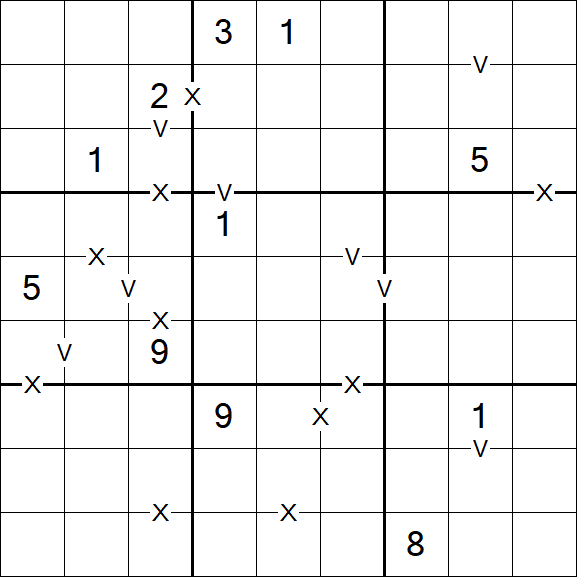 Sudoku XV - Difficile