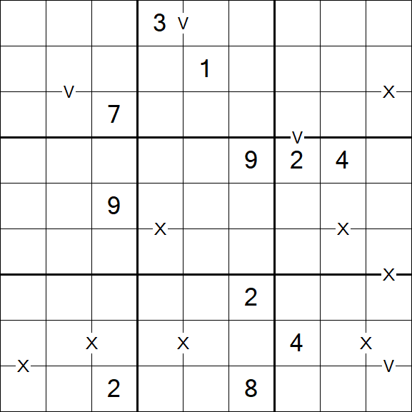Sudoku XV - Difficile