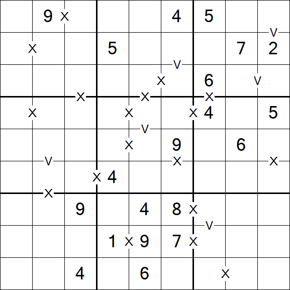 Sudoku XV - Moyen