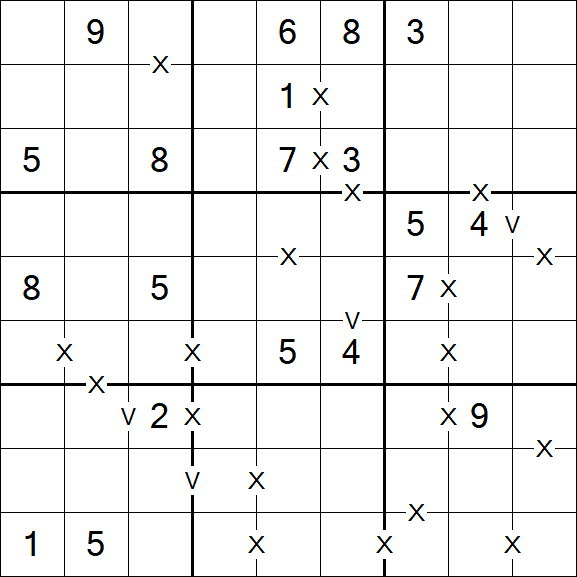 Sudoku XV - Moyen