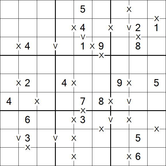 Sudoku XV - Moyen