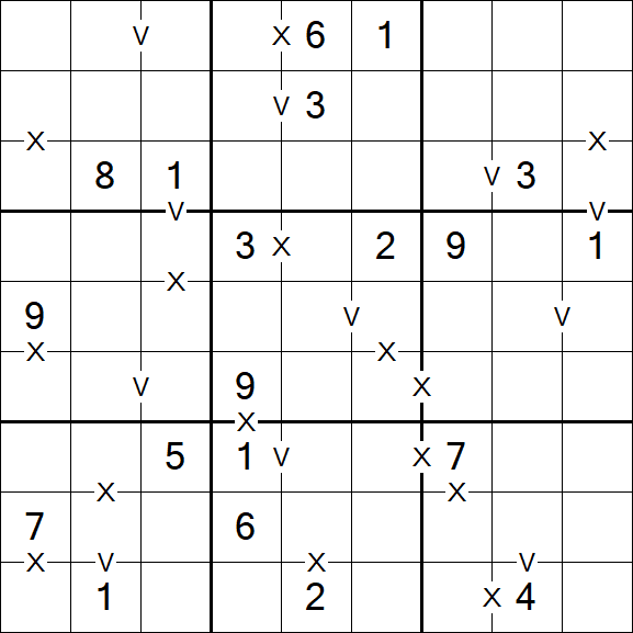 Sudoku XV - Moyen