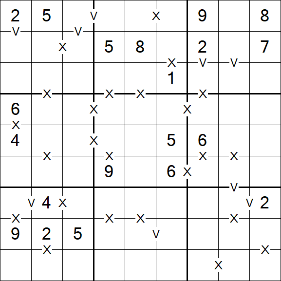 Sudoku XV - Moyen