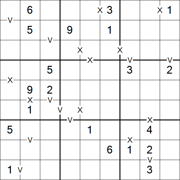 Sudoku XV - Moyen