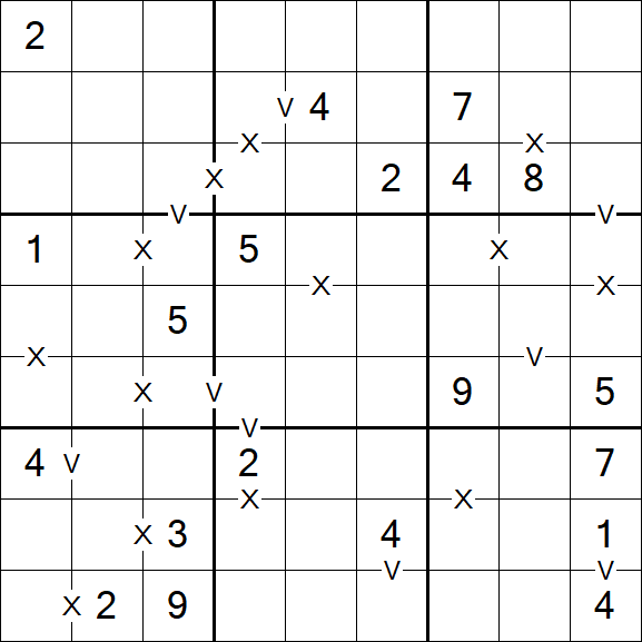 Sudoku XV - Moyen