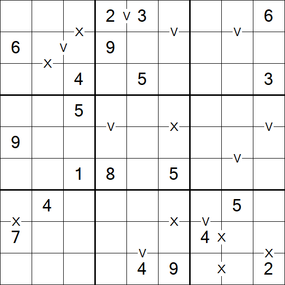 Sudoku XV - Moyen