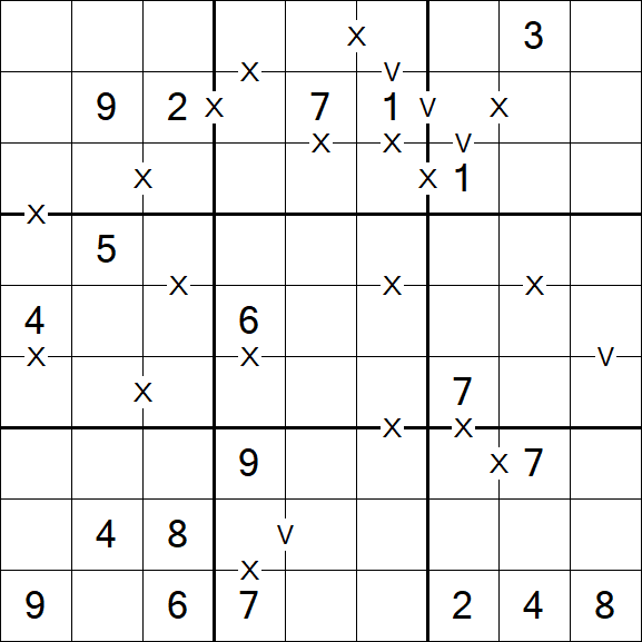 Sudoku XV - Moyen