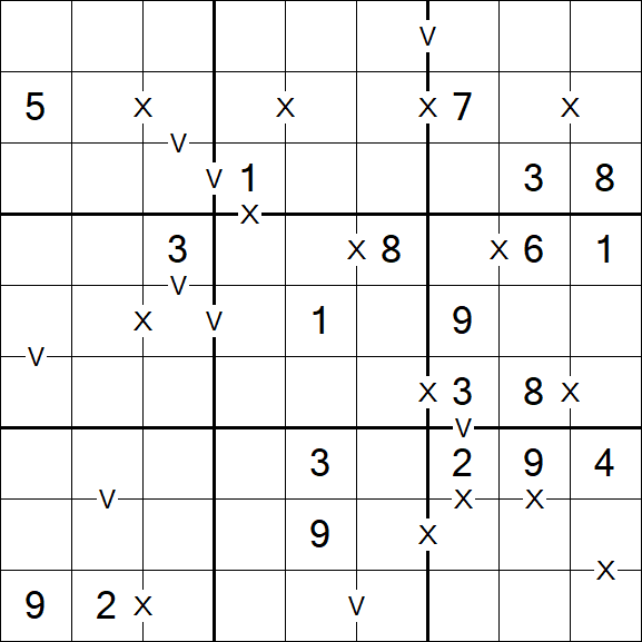 Sudoku XV - Moyen