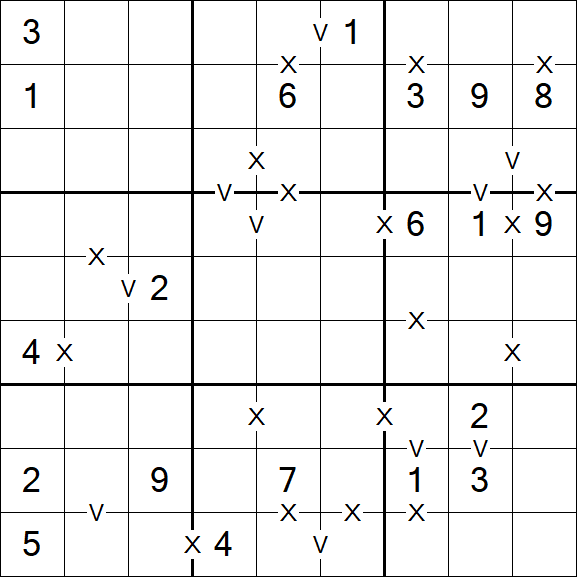 Sudoku XV - Moyen