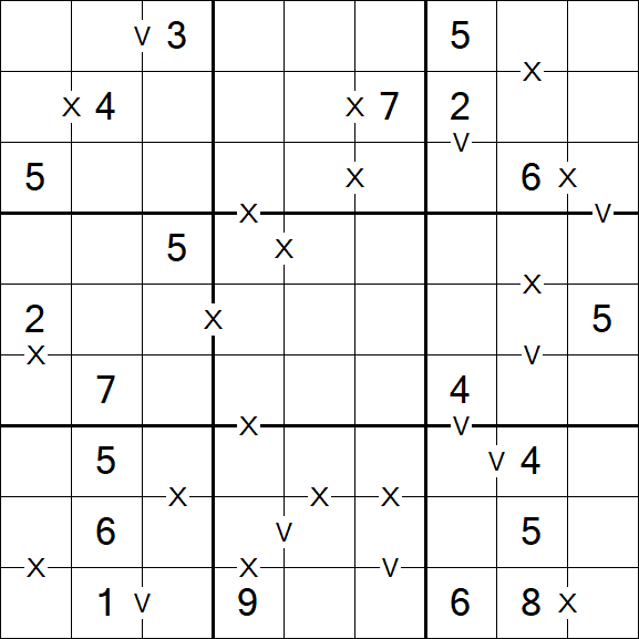 Sudoku XV - Moyen
