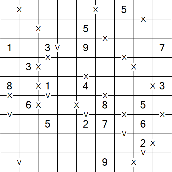 Sudoku XV - Moyen