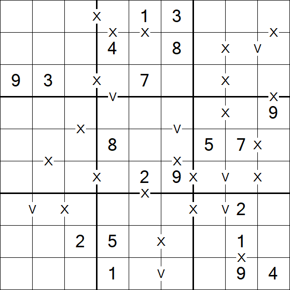 Sudoku XV - Moyen