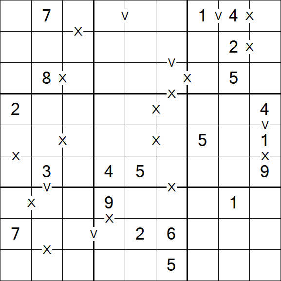 Sudoku XV - Moyen
